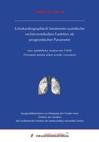 Abbildung von: Echokardiographisch bestimmte systolische rechtsventrikuläre Funktion als prognostischer Parameter - VVB Laufersweiler Verlag