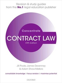 Abbildung von: Contract Law Concentrate - Oxford University Press