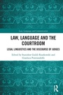Cover: Law, Language and the Courtroom - Routledge
