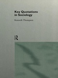 Cover: Key Quotations in Sociology - Routledge