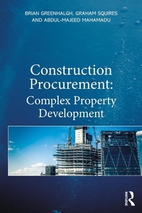 Enlarge image Cover: Construction Procurement - Routledge