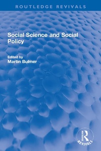 Enlarge image Cover: Social Science and Social Policy - Routledge