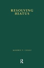 Cover: Resolving Hiatus - Routledge