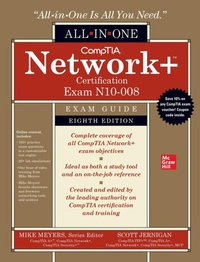 Enlarge image Cover: CompTIA Network+ Certification All-in-One Exam Guide, Eighth Edition (Exam N10-008) - McGraw-Hill Education
