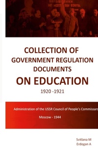 Enlarge image Cover: Collection of Government Regulation Documents on Education 1920-1921 - Lulu.com