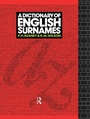 Cover: A Dictionary of English Surnames - Routledge