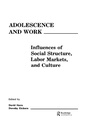 Cover: Adolescence and Work - Routledge