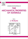 Cover: Concise Encyclopedia of the Mechanical Properties of Materials - Elsevier