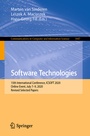 Cover: Software Technologies - Springer