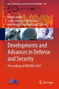 Enlarge image Cover: Developments and Advances in Defense and Security - Springer