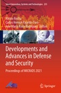 Cover: Developments and Advances in Defense and Security - Springer