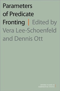 Abbildung von: Parameters of Predicate Fronting - OUP eBook