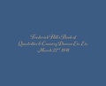 Cover: Frederick Hill's Book of Quadrilles & Country Dances Etc.Etc. 2021 - Royal Scottish Country Dance Society