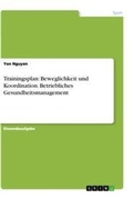 Cover: Trainingsplan - GRIN Verlag