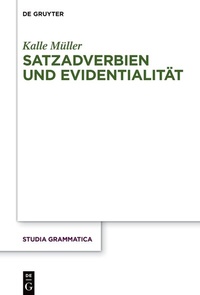 Abbildung von: Satzadverbien und Evidentialität - De Gruyter