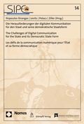 Cover: Die Herausforderungen der digitalen Kommunikation f&uuml;r den Staat und seine demokratische Staatsform - Nomos
