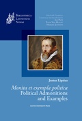 Cover: Justus Lipsius, Monita et exempla politica / Political Admonitions and Examples - Leuven University Press