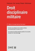 Cover: Droit disciplinaire militaire - Dike Verlag Z&uuml;rich