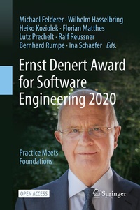 Abbildung von: Ernst Denert Award for Software Engineering 2020 - Springer
