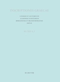 Cover: Inscriptiones Calymnae et insularum Calymniarum - De Gruyter