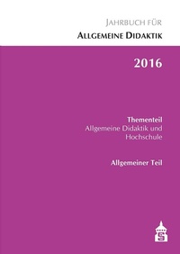 Abbildung von: Jahrbuch für Allgemeine Didaktik 2016 - Schneider bei wbv