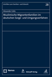 Abbildung von: Muslimische Migrantenfamilien im deutschen Sorge- und Umgangsverfahren - Nomos