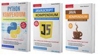 Enlarge image Cover: Python Kompendium + JavaScript Kompendium + Java Kompendium - BMU Media Verlag