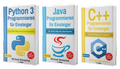 Cover: Python 3 Programmieren f&uuml;r Einsteiger + Java Programmieren f&uuml;r Einsteiger + C++ Programmieren f&uuml;r Einsteiger - BMU Media Verlag