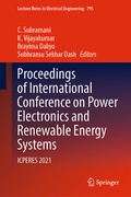 Cover: Proceedings of International Conference on Power Electronics and Renewable Energy Systems - Springer