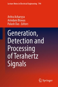 Enlarge image Cover: Generation, Detection and Processing of Terahertz Signals - Springer