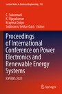 Cover: Proceedings of International Conference on Power Electronics and Renewable Energy Systems - Springer