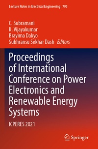 Enlarge image Cover: Proceedings of International Conference on Power Electronics and Renewable Energy Systems - Springer