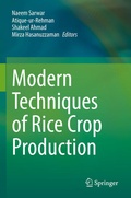 Cover: Modern Techniques of Rice Crop Production - Springer
