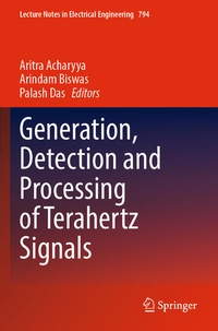 Enlarge image Cover: Generation, Detection and Processing of Terahertz Signals - Springer