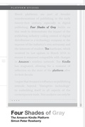 Cover: Four Shades of Gray - MIT Press