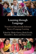 Cover: Learning through Language - Cambridge University Press