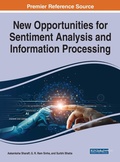 Cover: New Opportunities for Sentiment Analysis and Information Processing - Business Science Reference