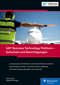 Cover: SAP Business Technology Platform - Sicherheit und Berechtigungen - SAP PRESS