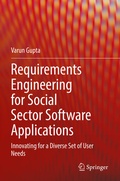 Cover: Requirements Engineering for Social Sector Software Applications - Springer