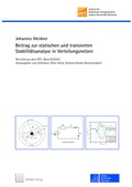 Cover: Beitrag zur statischen und transienten Stabilit&auml;tsanalyse in Verteilungsnetzen - TEWISS