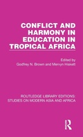 Cover: Conflict and Harmony in Education in Tropical Africa - Routledge