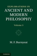 Cover: Explorations in Ancient and Modern Philosophy: Volume 3 - Cambridge University Press