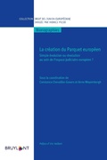 Cover: La cr&eacute;ation du Parquet europ&eacute;en - Bruylant