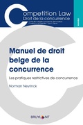 Cover: Manuel de droit belge de la concurrence - Bruylant