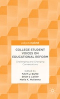 Cover: College Student Voices on Educational Reform - Palgrave MacMillan