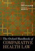 Cover: The Oxford Handbook of Comparative Health Law - Oxford University Press Inc