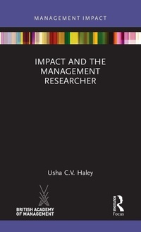 Enlarge image Cover: Impact and the Management Researcher - Routledge