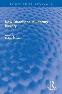 Abbildung von: New Directions in Literary History - Routledge