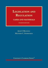 Enlarge image Cover: Legislation and Regulation - Foundation Press