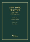 Cover: New York Practice, Student Edition, 2021 Supplement - West Academic Press